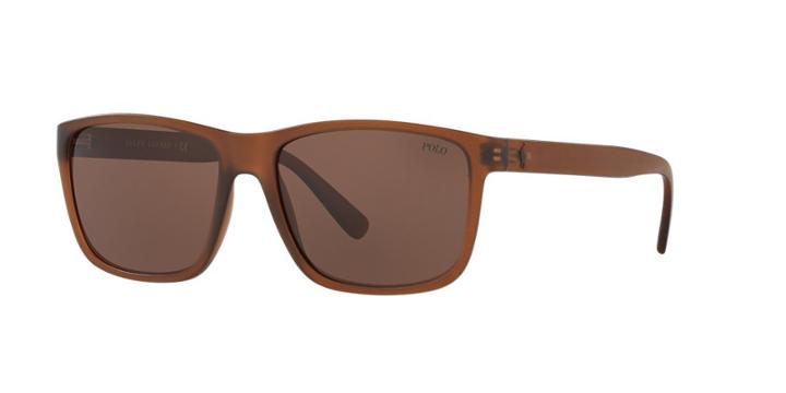 Polo Ralph Lauren 57 Tortoise Rectangle Sunglasses - Ph4113