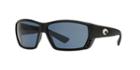 Costa Del Mar Tuna Alley Black Rectangle Sunglasses