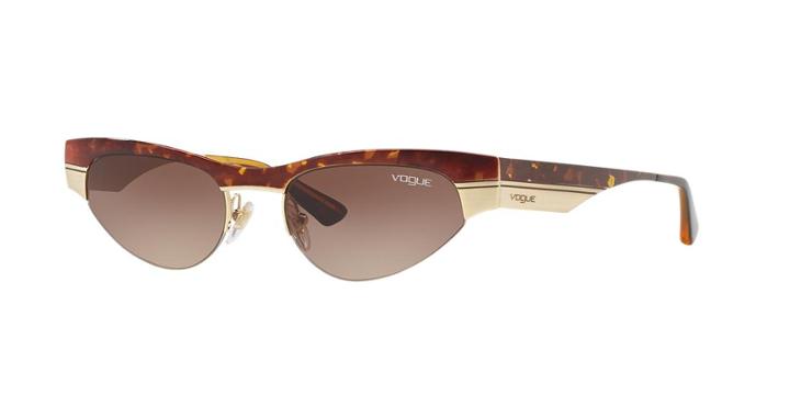 Vogue Vo4105s 51 Gold Cat-eye Sunglasses