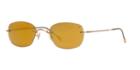 John Varvatos Jv793 50 Gold Square Sunglasses