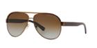 Armani Exchange Brown Aviator Sunglasses - Ax2013