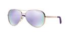 Michael Kors Chelsea Rose Gold Pilot Sunglasses - Mk5004