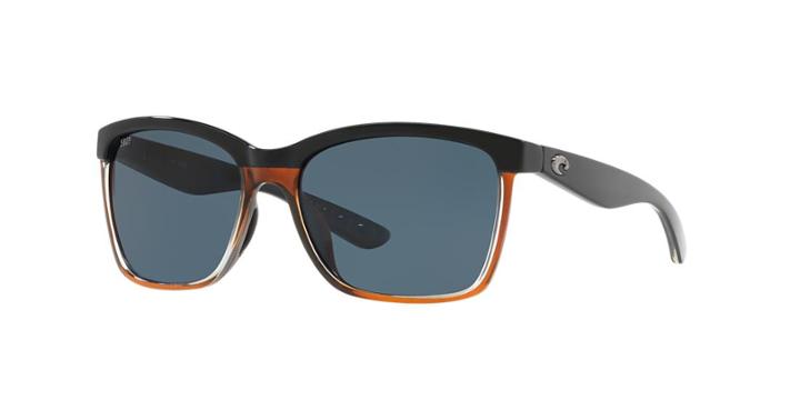 Costa Cdm Anaa 55 Black Square Sunglasses