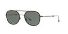 Giorgio Armani Ar6064q 52 Brown Round Sunglasses