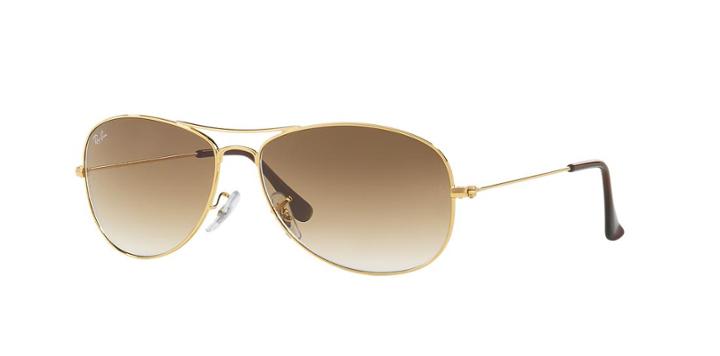 Ray-ban Cockpit Gold Aviator Sunglasses - Rb3362