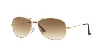 Ray-ban Cockpit Gold Aviator Sunglasses - Rb3362