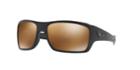 Oakley Turbine Prizm Tungsten Black Matte Rectangle Sunglasses - Oo9263