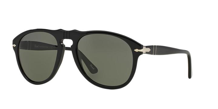 Persol Black Aviator Sunglasses - Po0649
