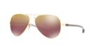 Ray-ban Rb8317ch Gold Pilot Sunglasses