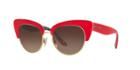 Dolce &amp; Gabbana 52 Red Cat-eye Sunglasses - Dg4277