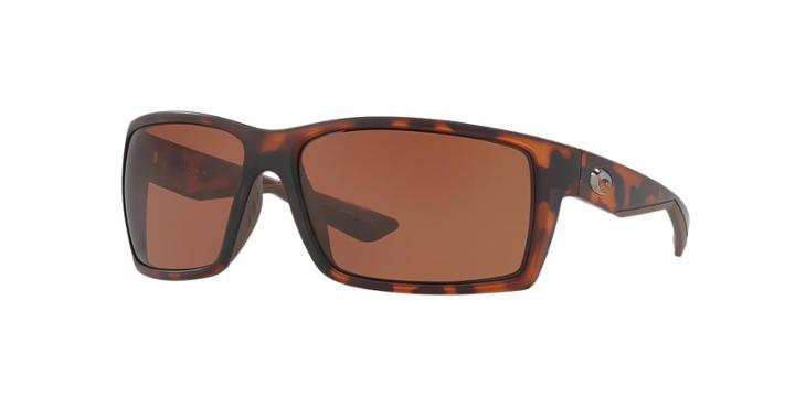 Costa Del Mar Reefton 64 Tortoise Matte Wrap Sunglasses