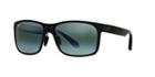 Maui Jim 432 Red Sands Black Matte Rectangle Sunglasses
