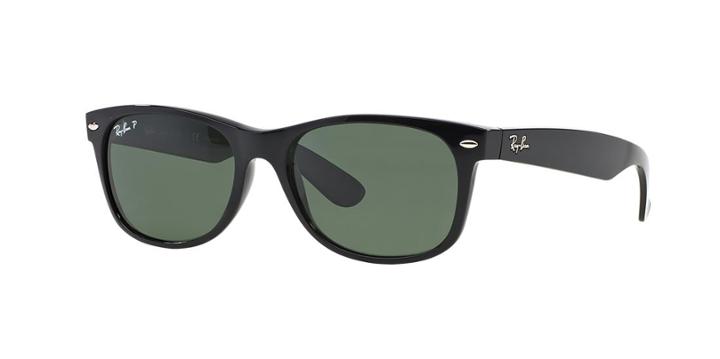 Ray-ban 52 Wayfarer Black Sunglasses - Rb2132