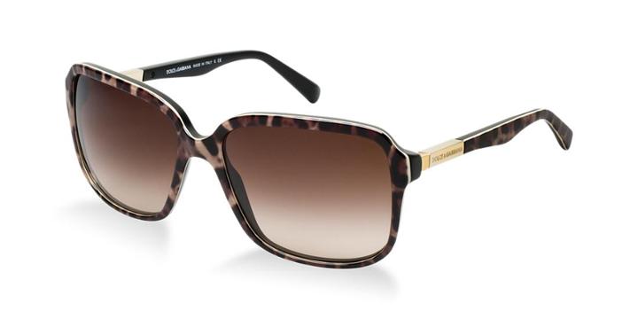 Dolce & Gabbana Brown Square Sunglasses, Polarized - Dg4172