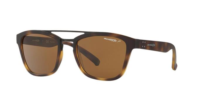Arnette 54 Huaka Tortoise Matte Square Sunglasses - An4247