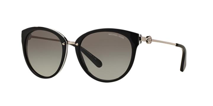 Michael Kors Abela Iii Black Round Sunglasses - Mk6040