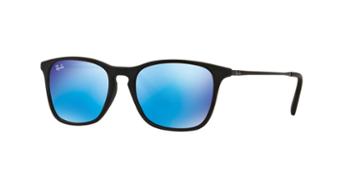 Ray-ban Jr. Black Rectangle Sunglasses - Rj9061s