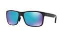 Maui Jim Red Sands Bh Black Matte Rectangle Sunglasses, Polarized