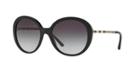 Burberry 57 Black Round Sunglasses - Be4239q