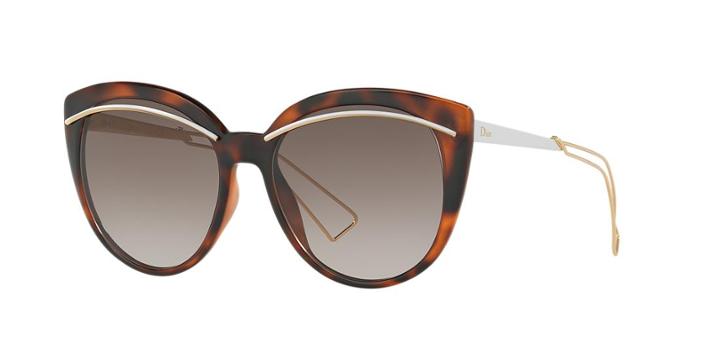 Dior Liner Tortoise Cat-eye Sunglasses