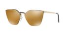 Prada Pr 68ts Gold Wrap Sunglasses