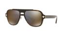 Versace 56 Tortoise Square Sunglasses - Ve2199