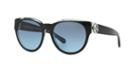 Michael Kors Mk6001b 54 Bermuda Black Round Sunglasses