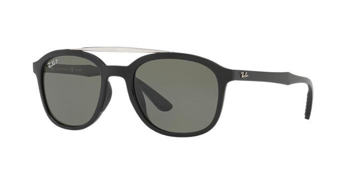 Ray-ban Rb4290f 53 Black Square Sunglasses