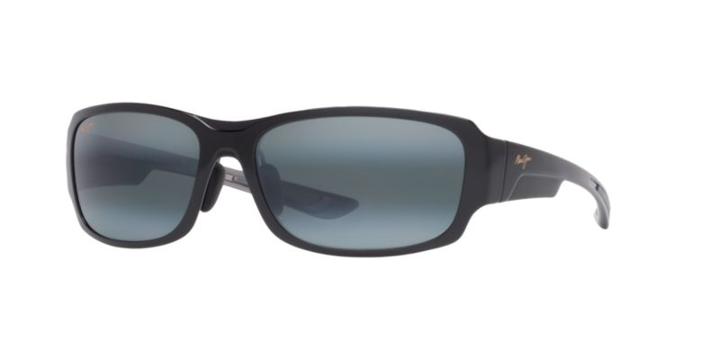Maui Jim Bamboo Forest Black Rectangle Sunglasses