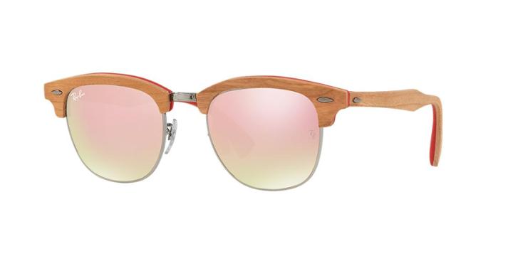 Ray-ban Rb3016m 51 Clubmaster Gunmetal Square Sunglasses