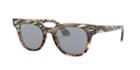 Ray-ban 50 Meteor Grey Square Sunglasses - Rb2168
