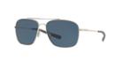 Costa Canaveral 59 Silver Pilot Sunglasses