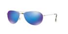Maui Jim 772 Sea House 60 Silver Pilot Sunglasses