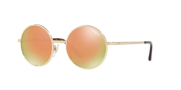 Vogue Vo4085s 50 Gold Round Sunglasses