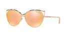 Michael Kors 56 Ina Pink Wrap Sunglasses - Mk1020