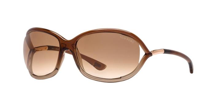 Tom Ford Jennifer Bronze Oval Sunglasses - Ft0008