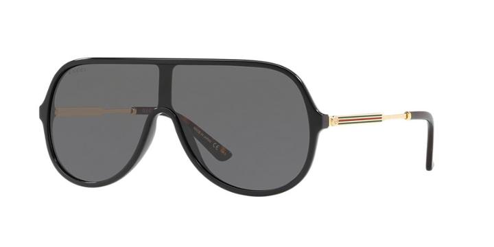 Gucci Gg0199s 34 Black Aviator Sunglasses