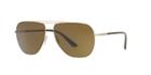 Giorgio Armani 59 Gold Matte Square Sunglasses - Ar6060