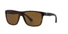 Emporio Armani Ea4035 58 Brown Square Sunglasses