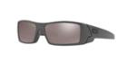 Oakley 60 Gascan Prizm Black Silver Rectangle Sunglasses - Oo9014