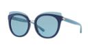 Tory Burch 53 Blue Round Sunglasses - Ty9049