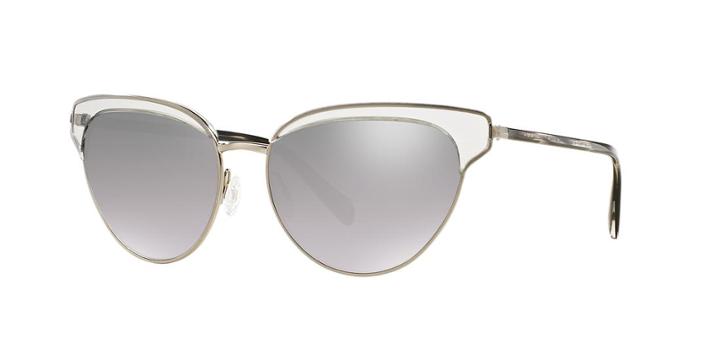 Oliver Peoples Ov1187s 57 Josa Silver Butterfly Sunglasses
