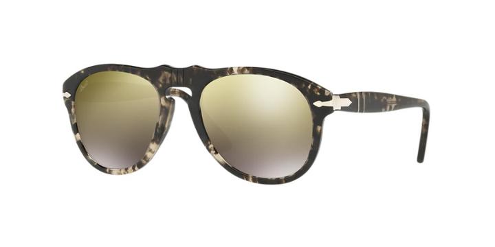 Persol 52 Tortoise Pilot Sunglasses - Po0649