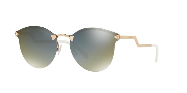 Fendi Ff 0040 60 Gold Panthos Sunglasses
