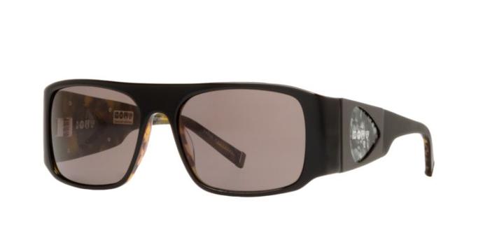 John Varvatos Jv909 Black Square Sunglasses