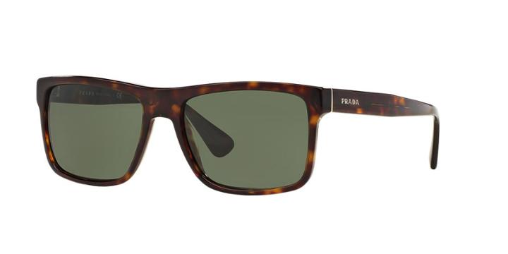 Prada Tortoise Rectangle Sunglasses - Pr 01ssf