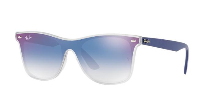 Ray-ban 41 Blue Square Sunglasses - Rb4440n
