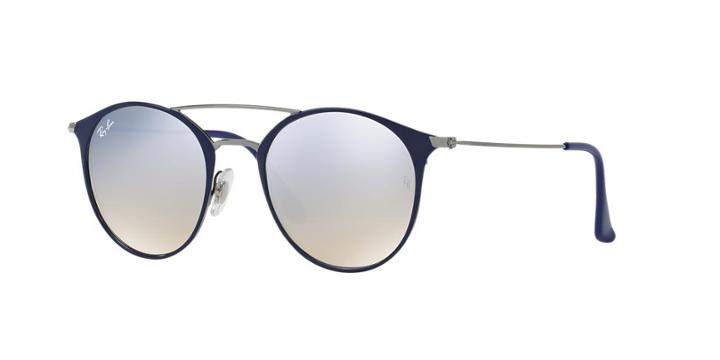 Ray-ban Gunmetal Wrap Sunglasses - Rb3546