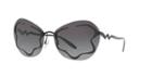 Emporio Armani 65 Black Oval Sunglasses - Ea2060