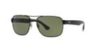 Ray-ban Gunmetal Square Sunglasses - Rb3530